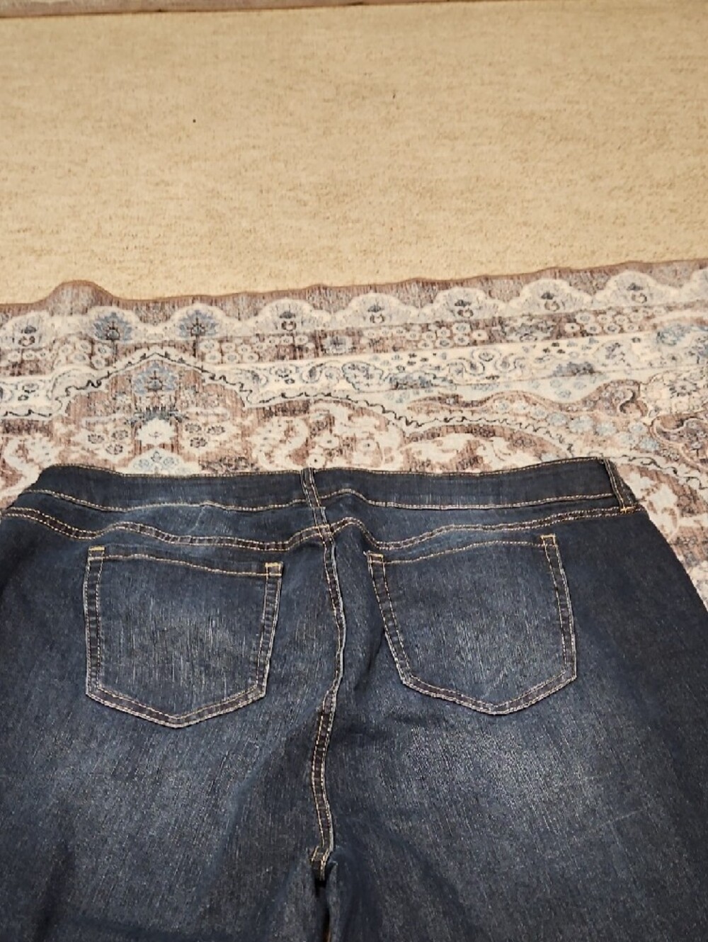 torrid Dark Indigo Straight Leg Jeans - Picture 4 of 5
